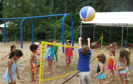 kids playing ball